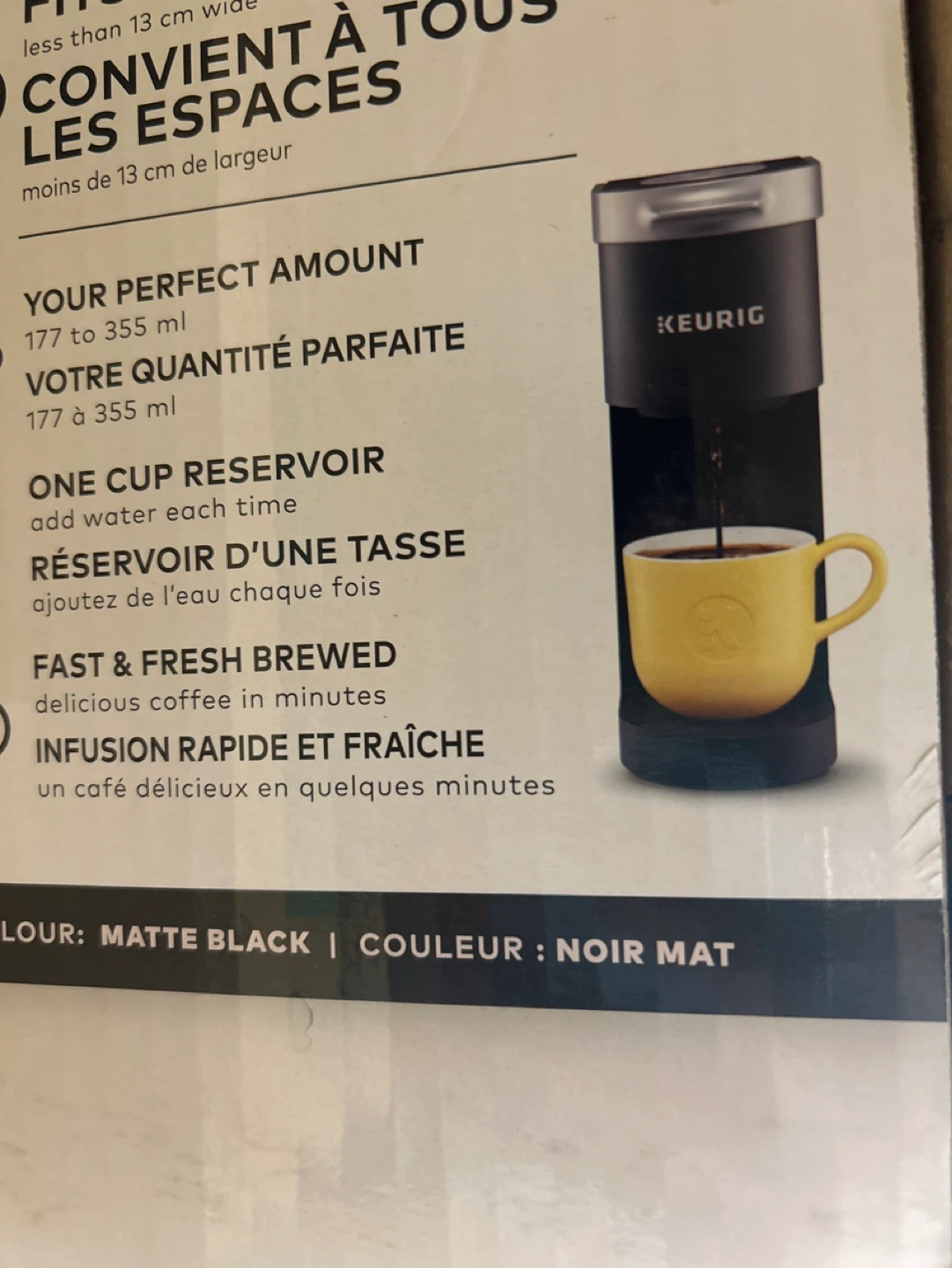 Keurig Single-Serve Coffee Maker - Matte Black