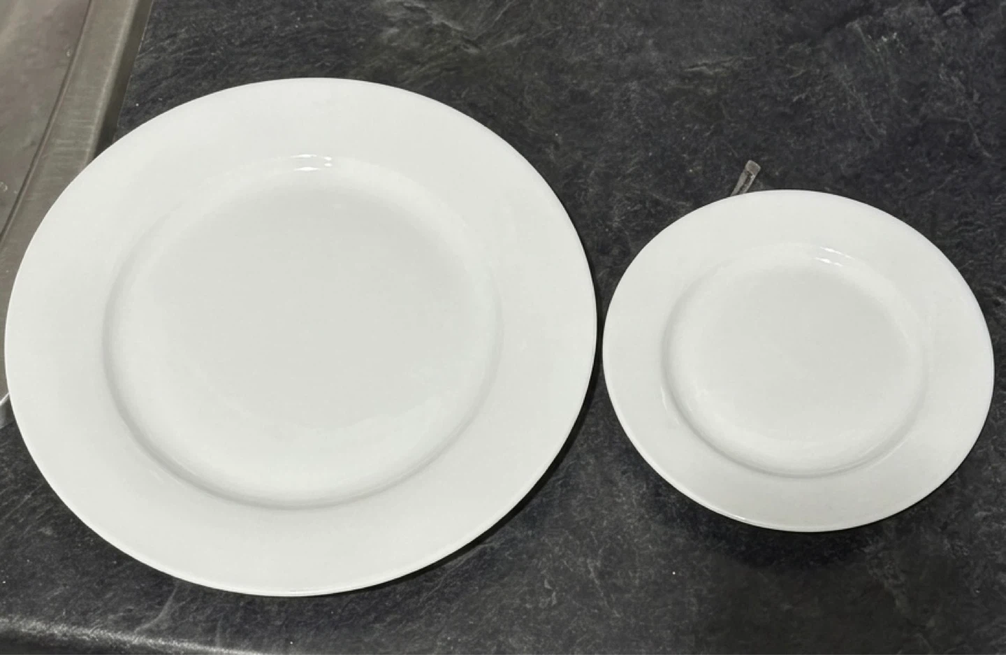 White Ceramic Dinnerware Set - 24 Pieces