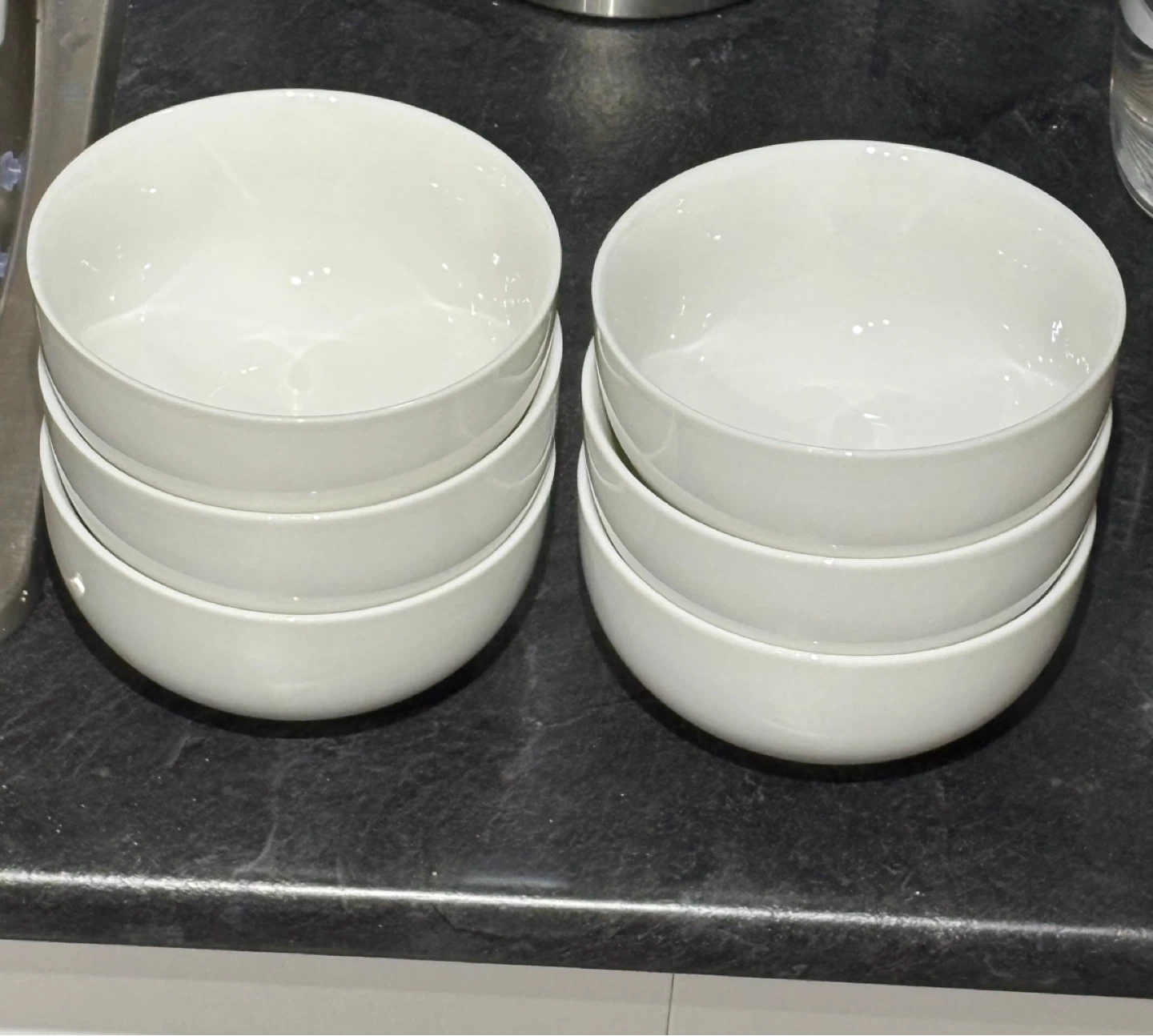 White Ceramic Dinnerware Set - 24 Pieces - photo 5