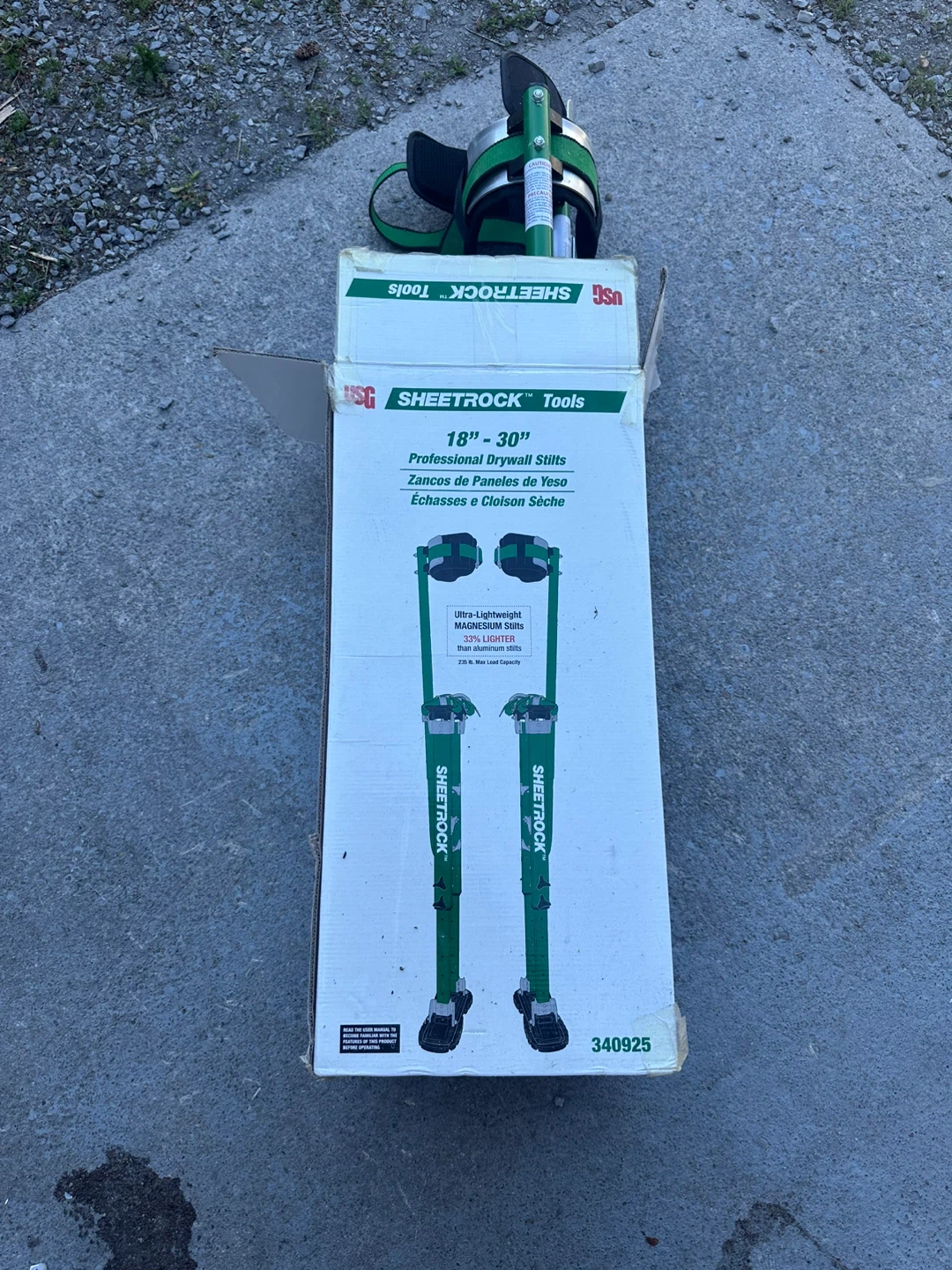 SHEETROCK Professional Drywall Stilts 18"-30"