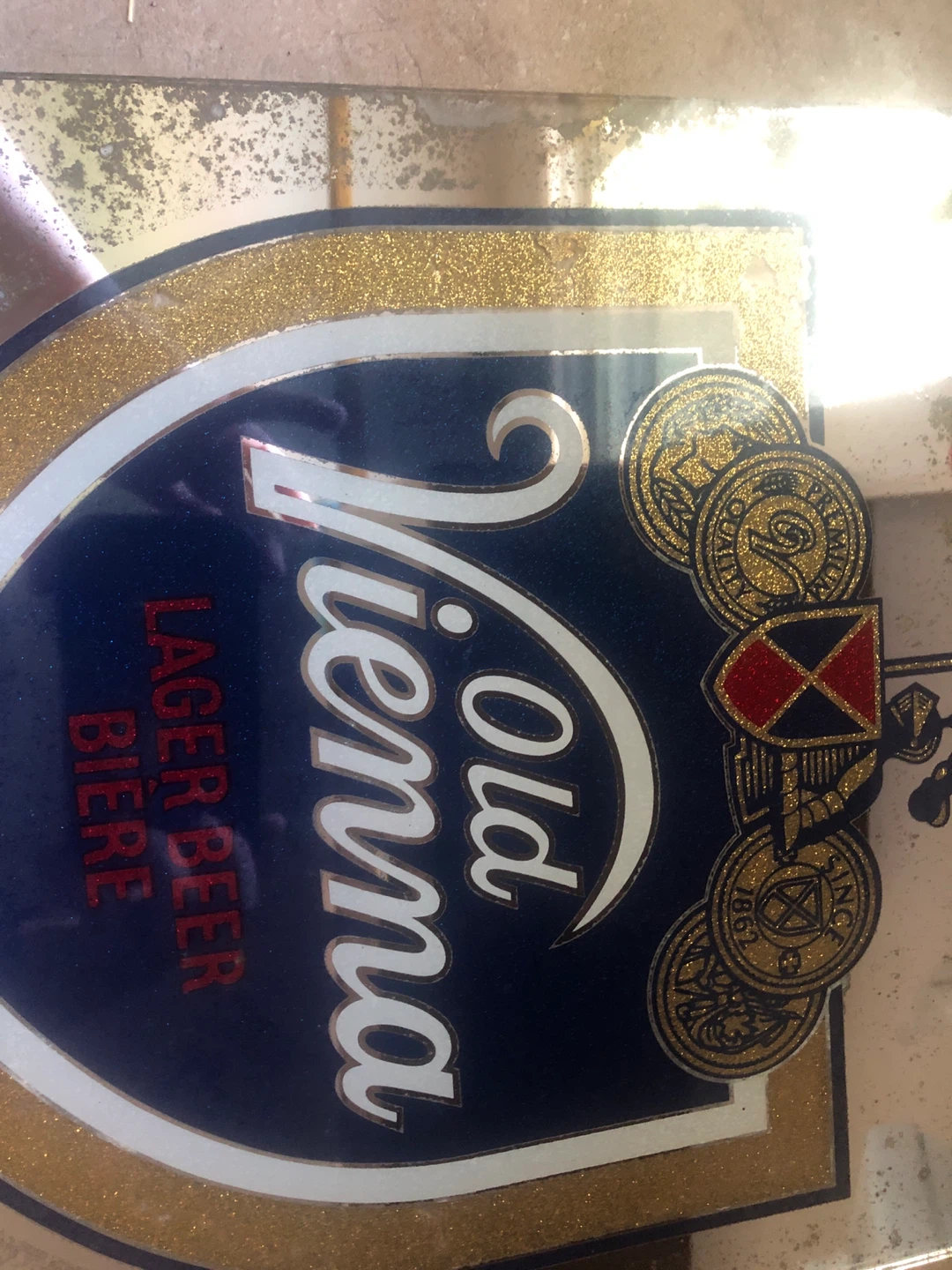 Old Vienna Lager Beer Sign - photo 5