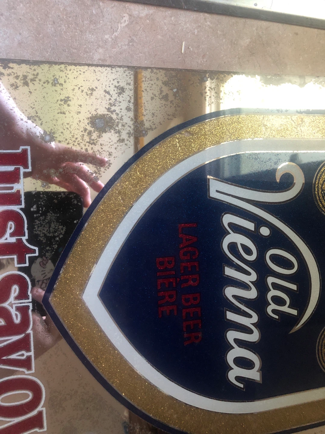 Old Vienna Lager Beer Sign - photo 4