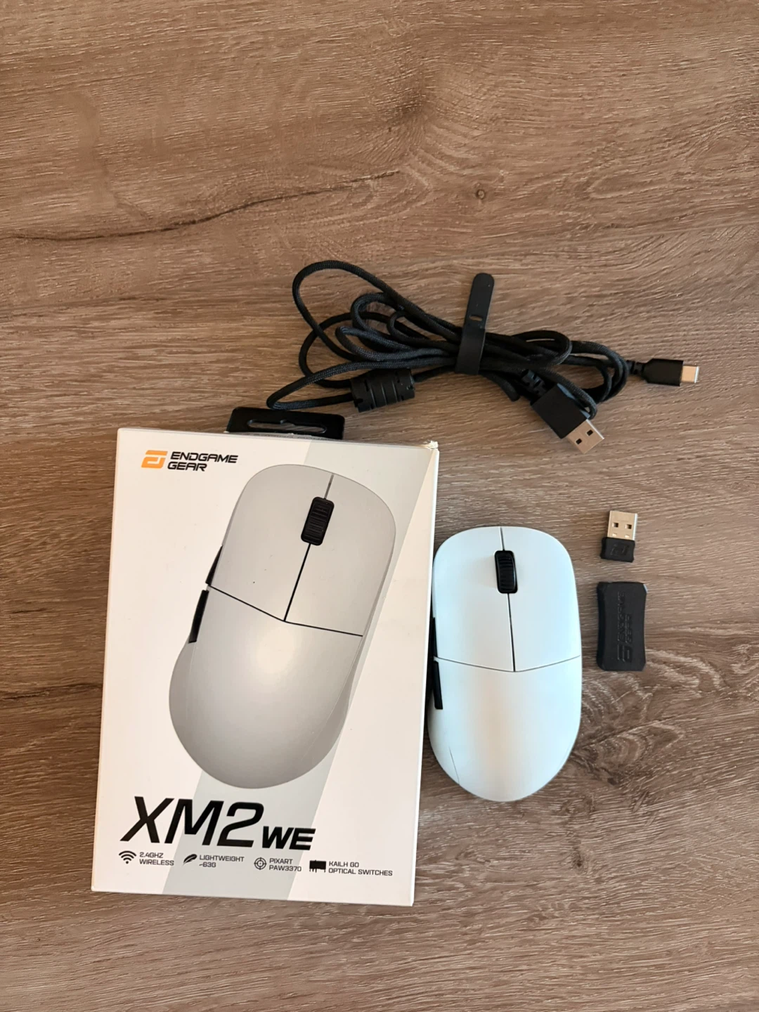 Endgame XM2we Wireless Gaming Mouse White