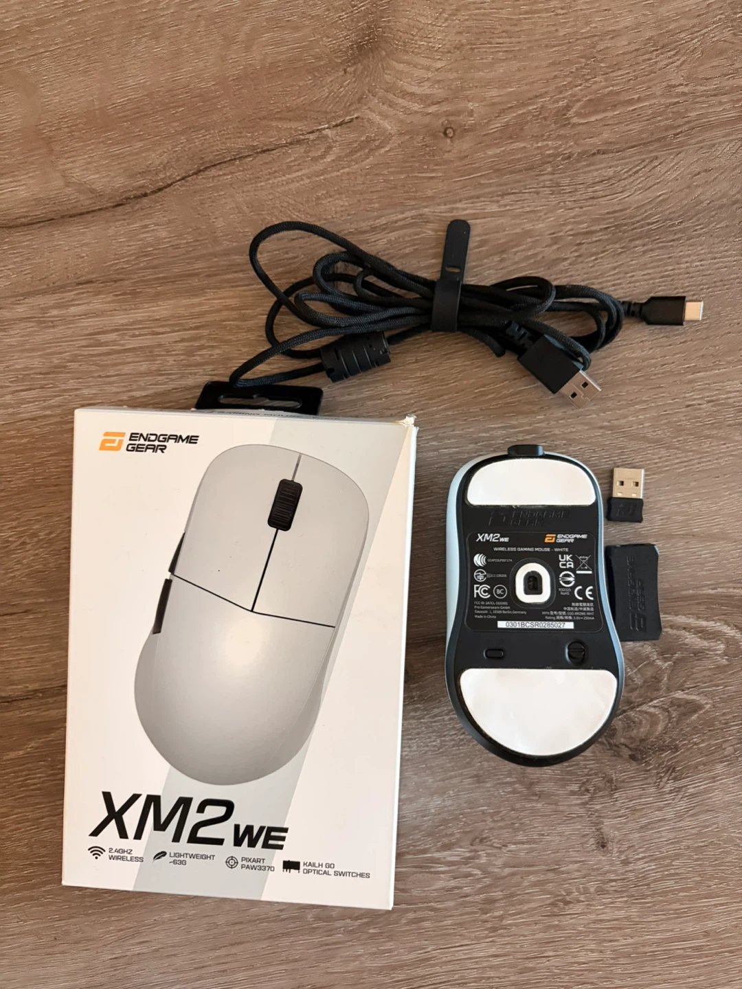 Endgame XM2we Wireless Gaming Mouse White - photo 2