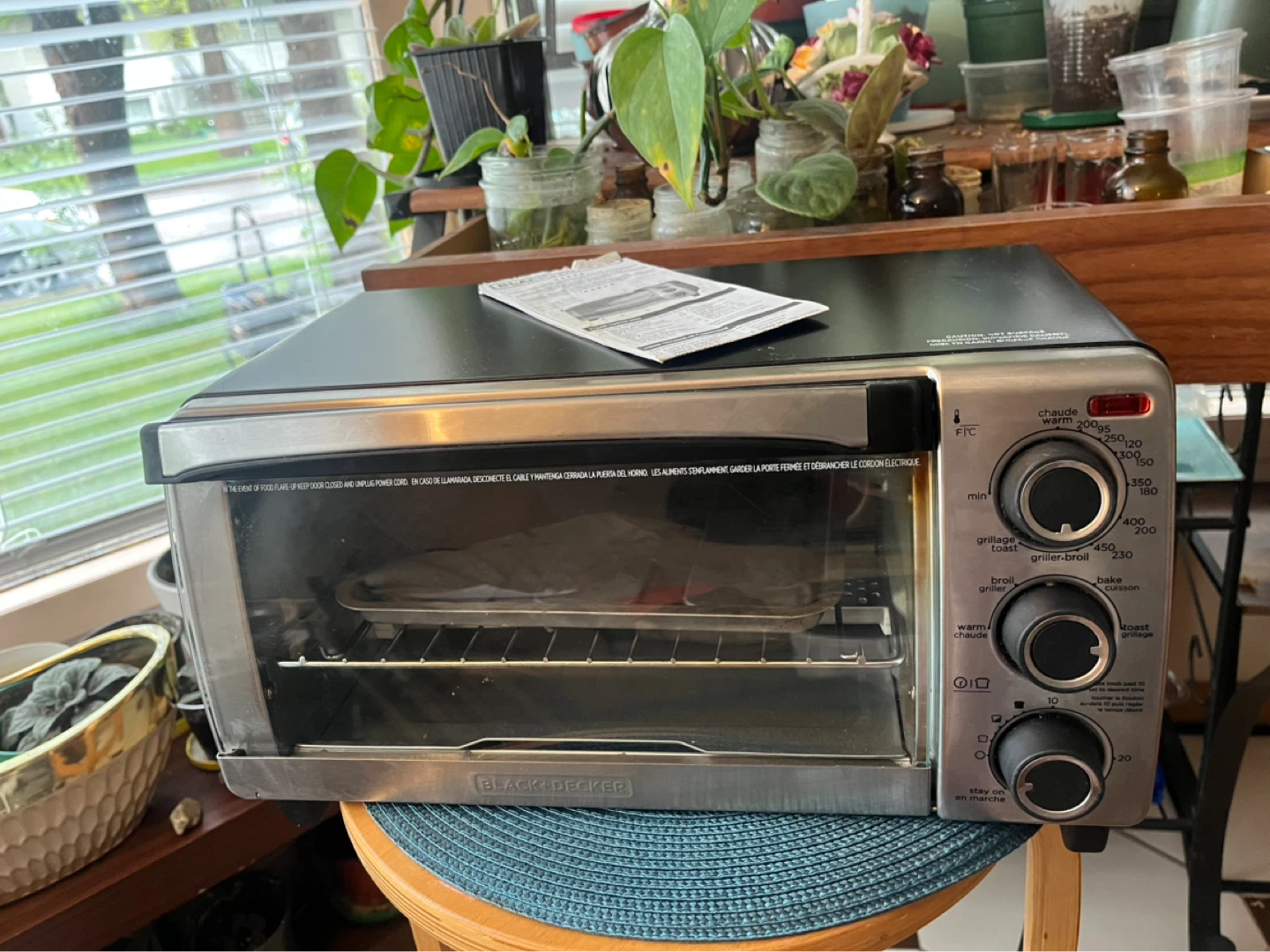 Toaster oven, Black & Decker, hardly used - photo 4