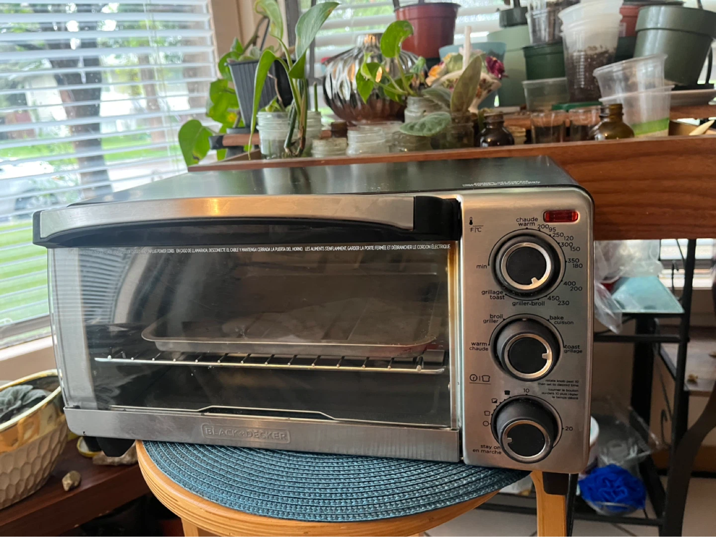 Toaster oven, Black & Decker, hardly used