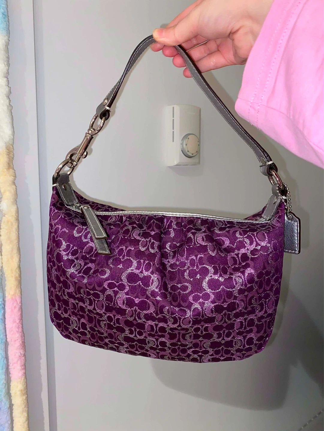Vintage Coach Special Edition Purple Bag
