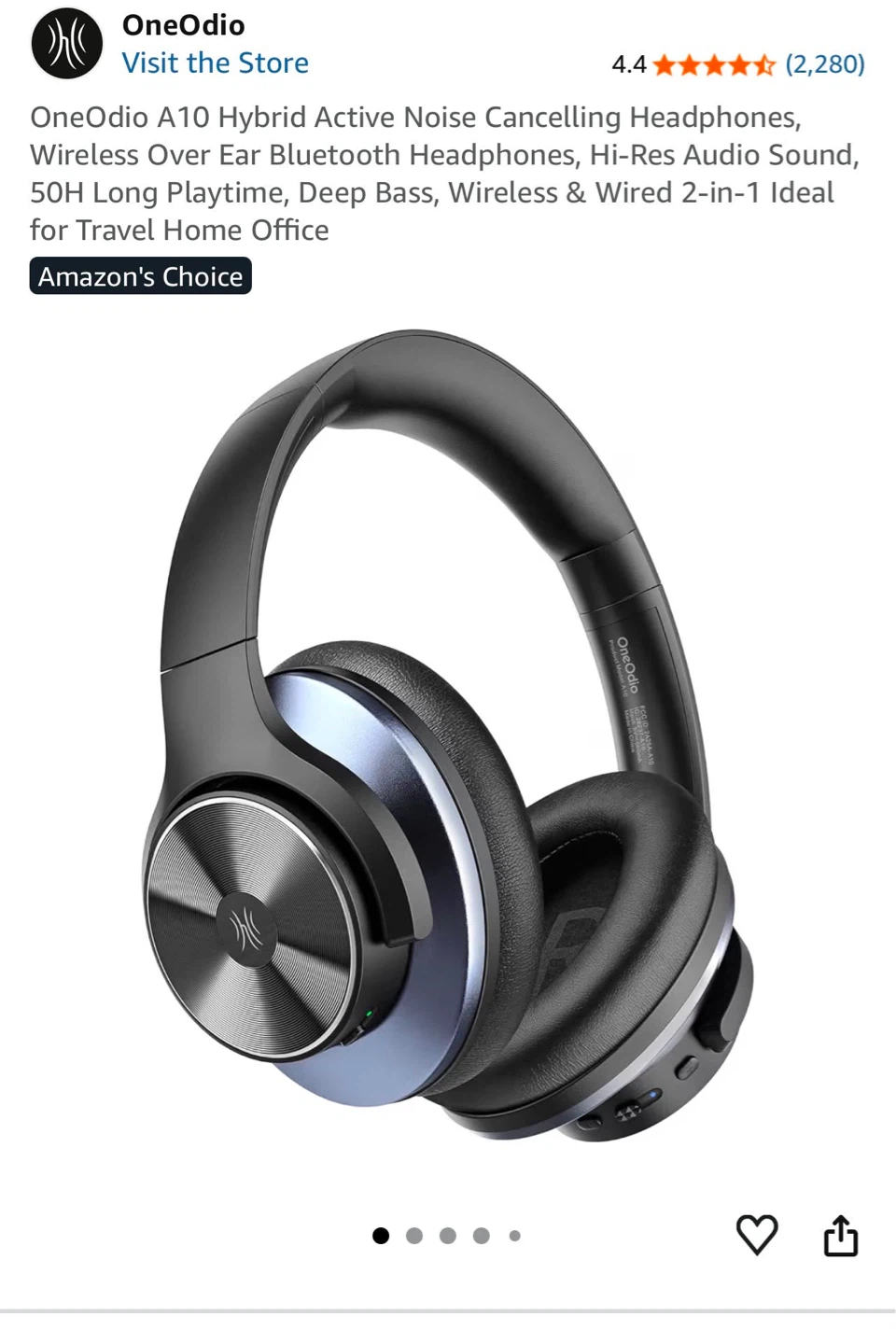 OneOdio Focus A10 Wireless Headphones