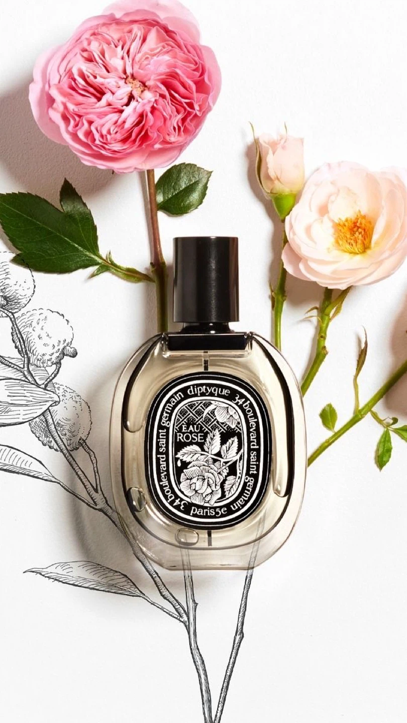 Diptyque Eau Rose 🌹 Eau de Parfum Vial 2ml