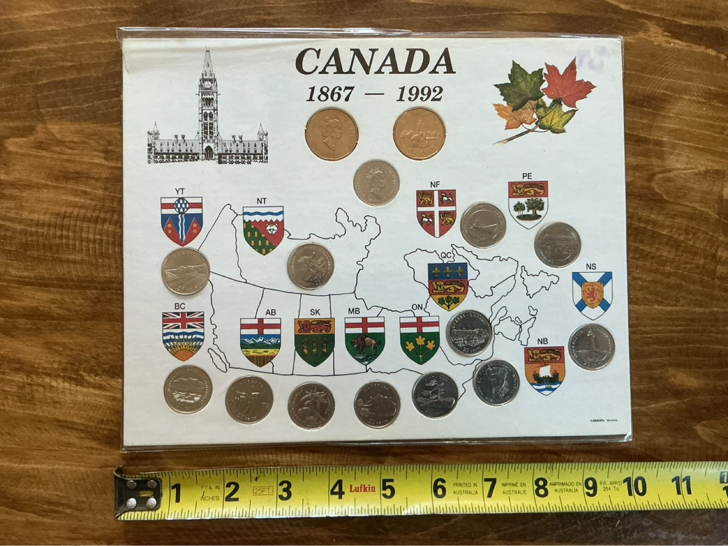 1867-1992 CANADA 125th Anniversary Provincial Set 15 Coins ! - photo 2