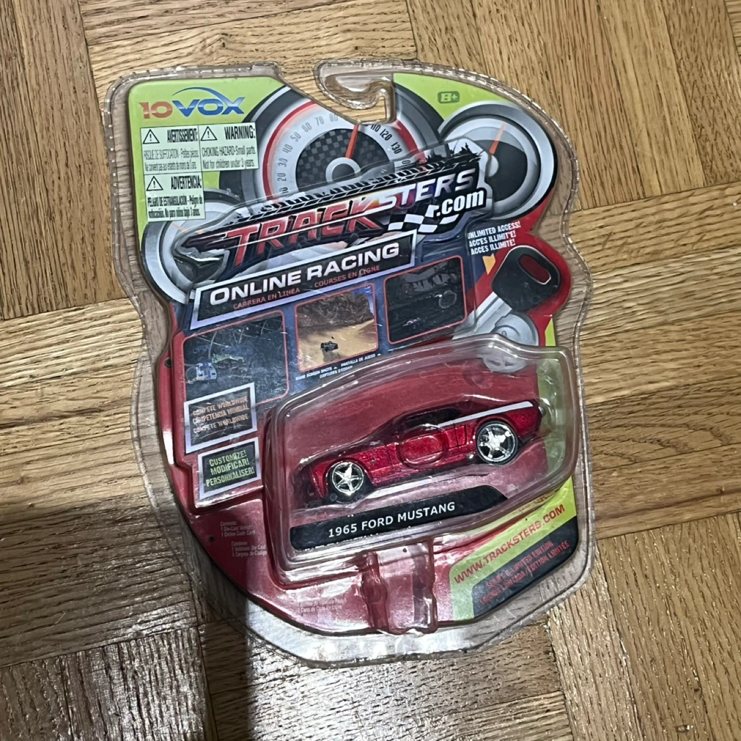 Tracksters.com Online Racing 1965 Ford Mustang Toy Car