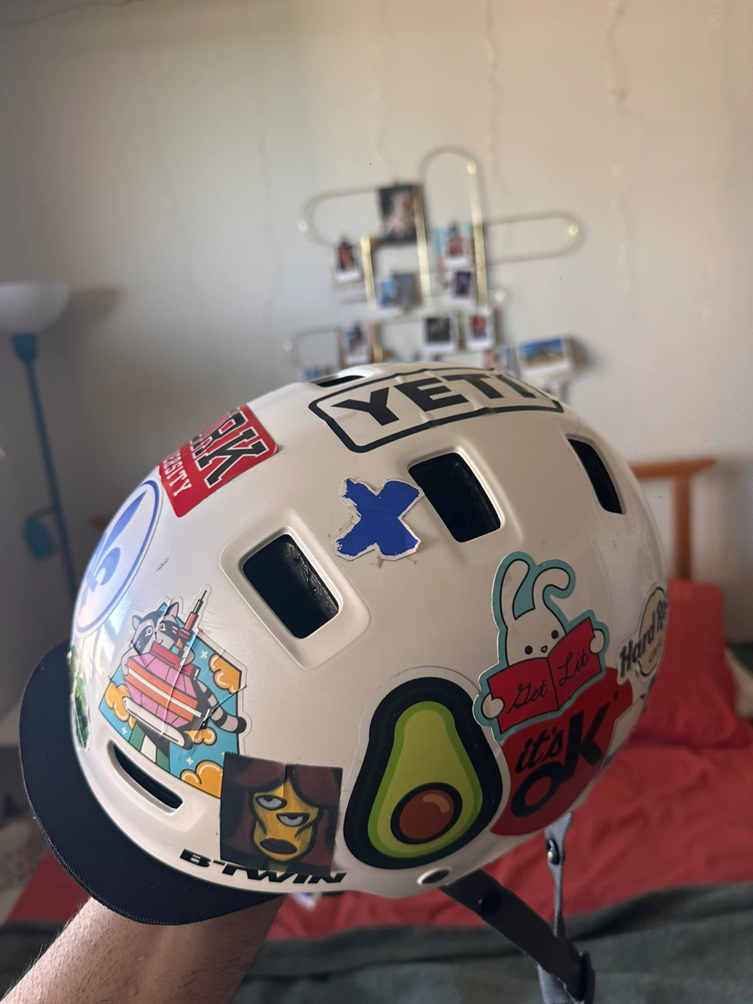 Bike Helmet with Toronto and Various Stickers - photo 5