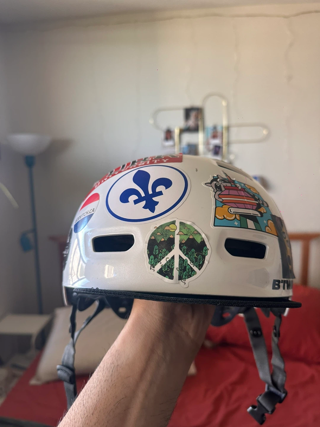 Bike Helmet with Toronto and Various Stickers - photo 2