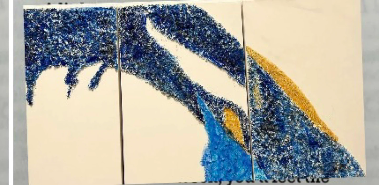 Abstract Triptych Wall Art - photo 3