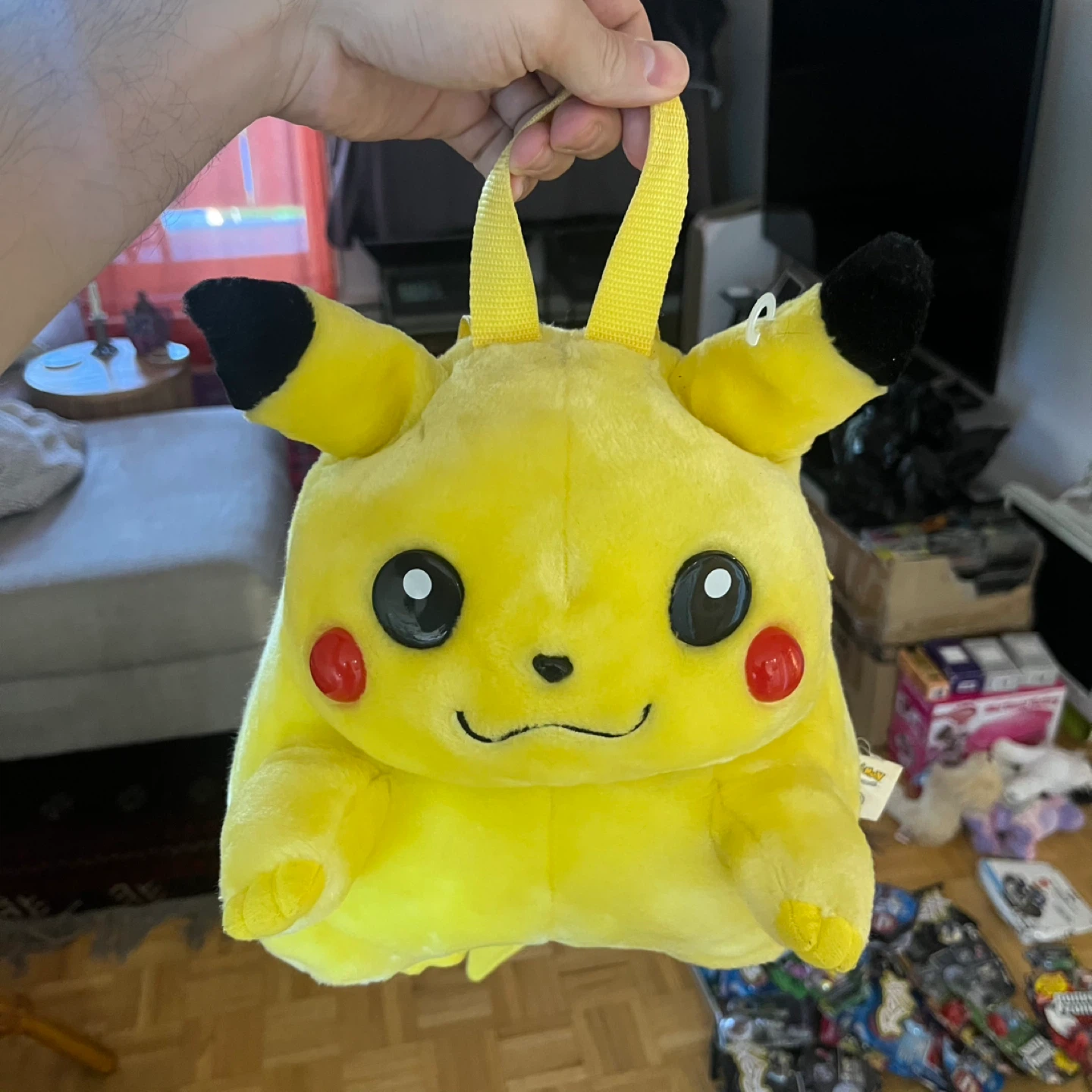 Pikachu Plush Backpack