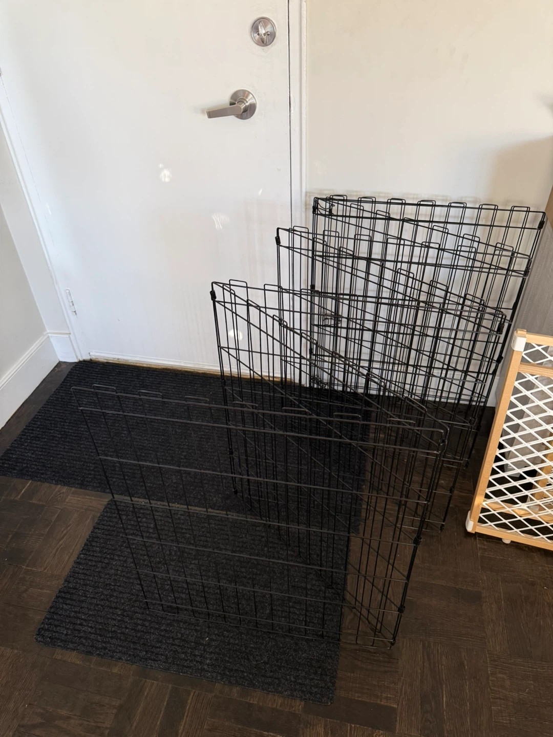 Black Wire Pet Playpen Panels