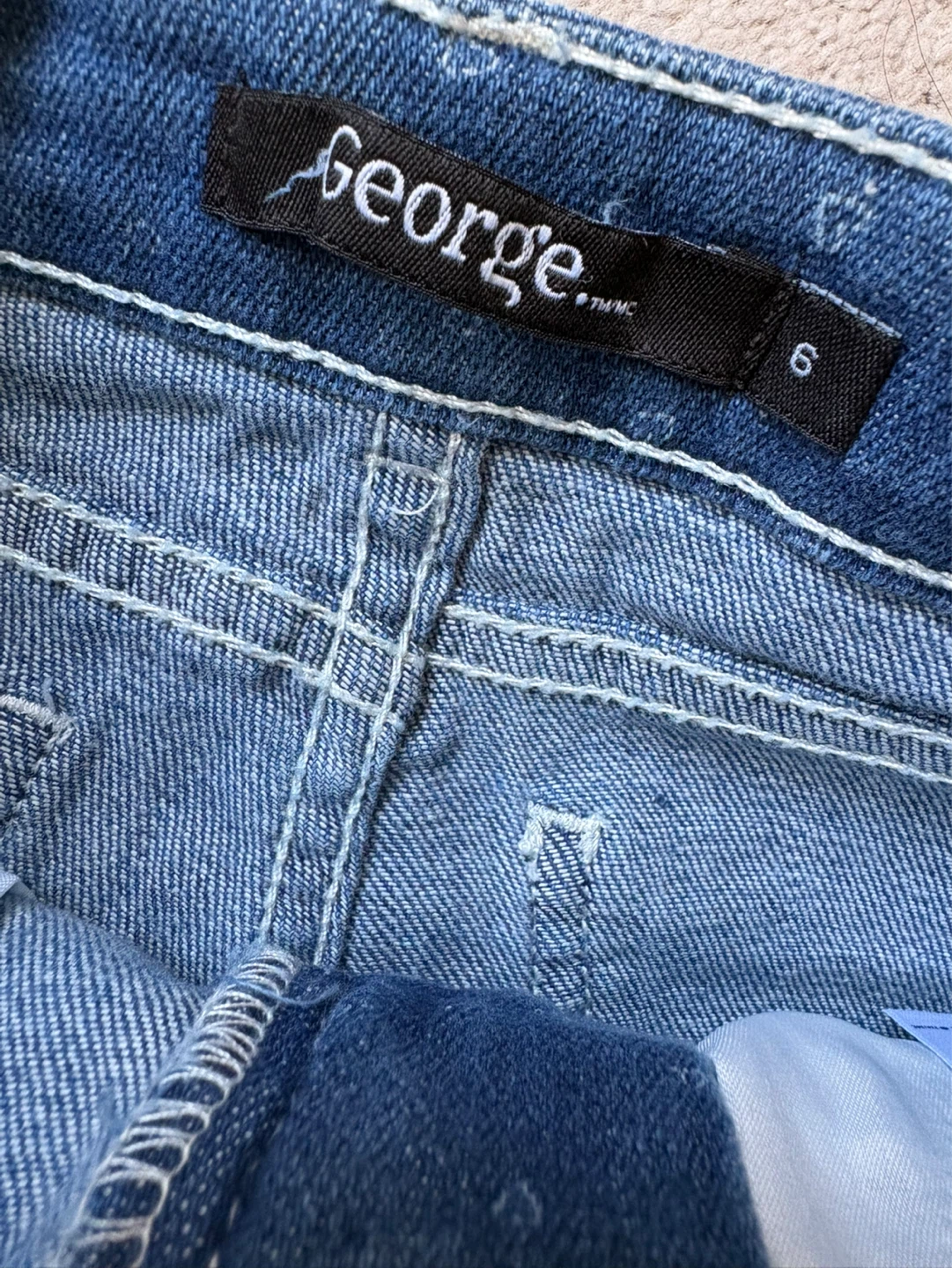Girls George Midi Denim Shorts lot  - Size 6 - photo 4