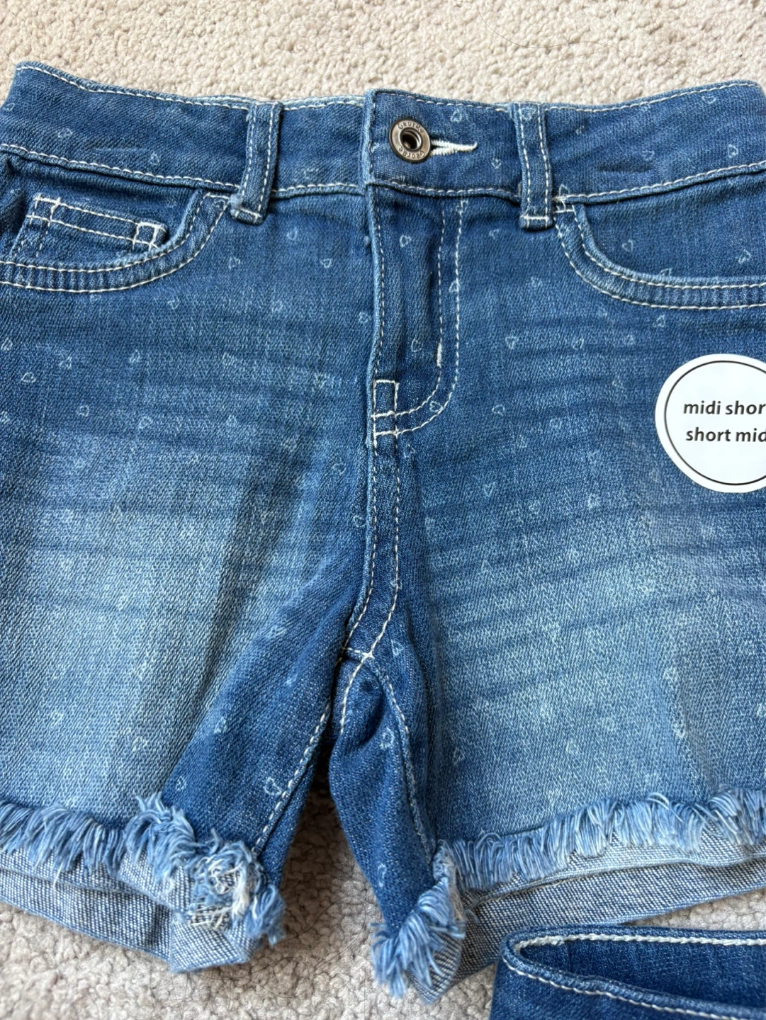 Girls George Midi Denim Shorts lot  - Size 6 - photo 2