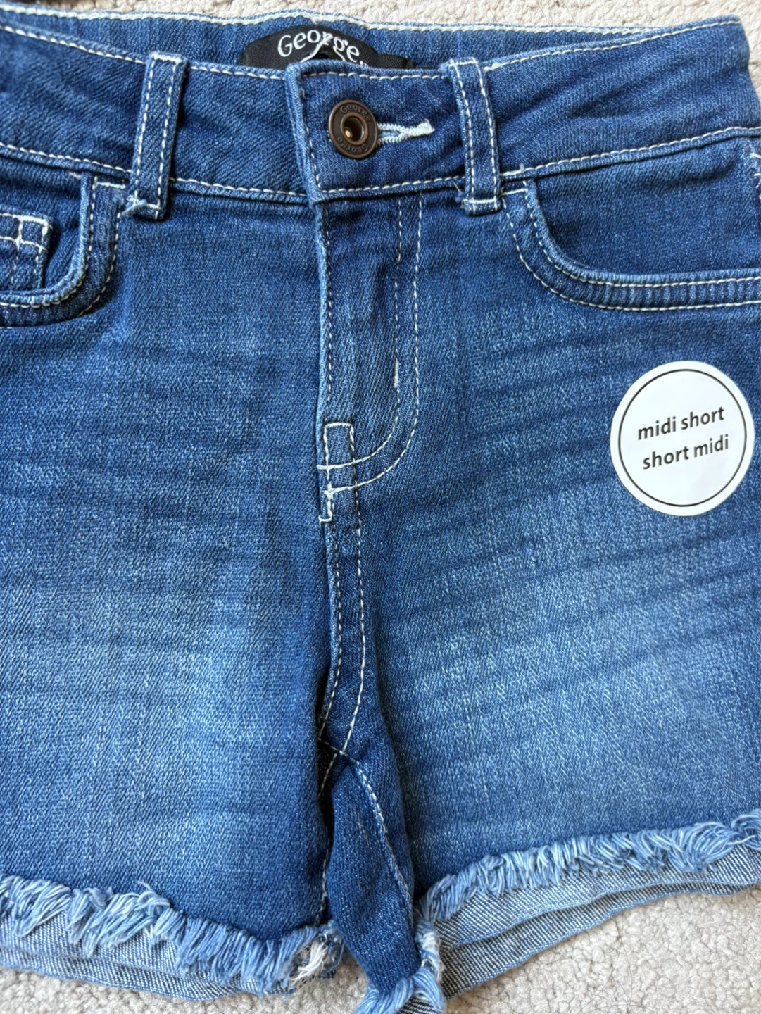 Girls George Midi Denim Shorts lot  - Size 6 - photo 3