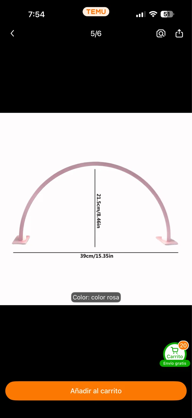 Pink Arch Desk Lamp - photo 3