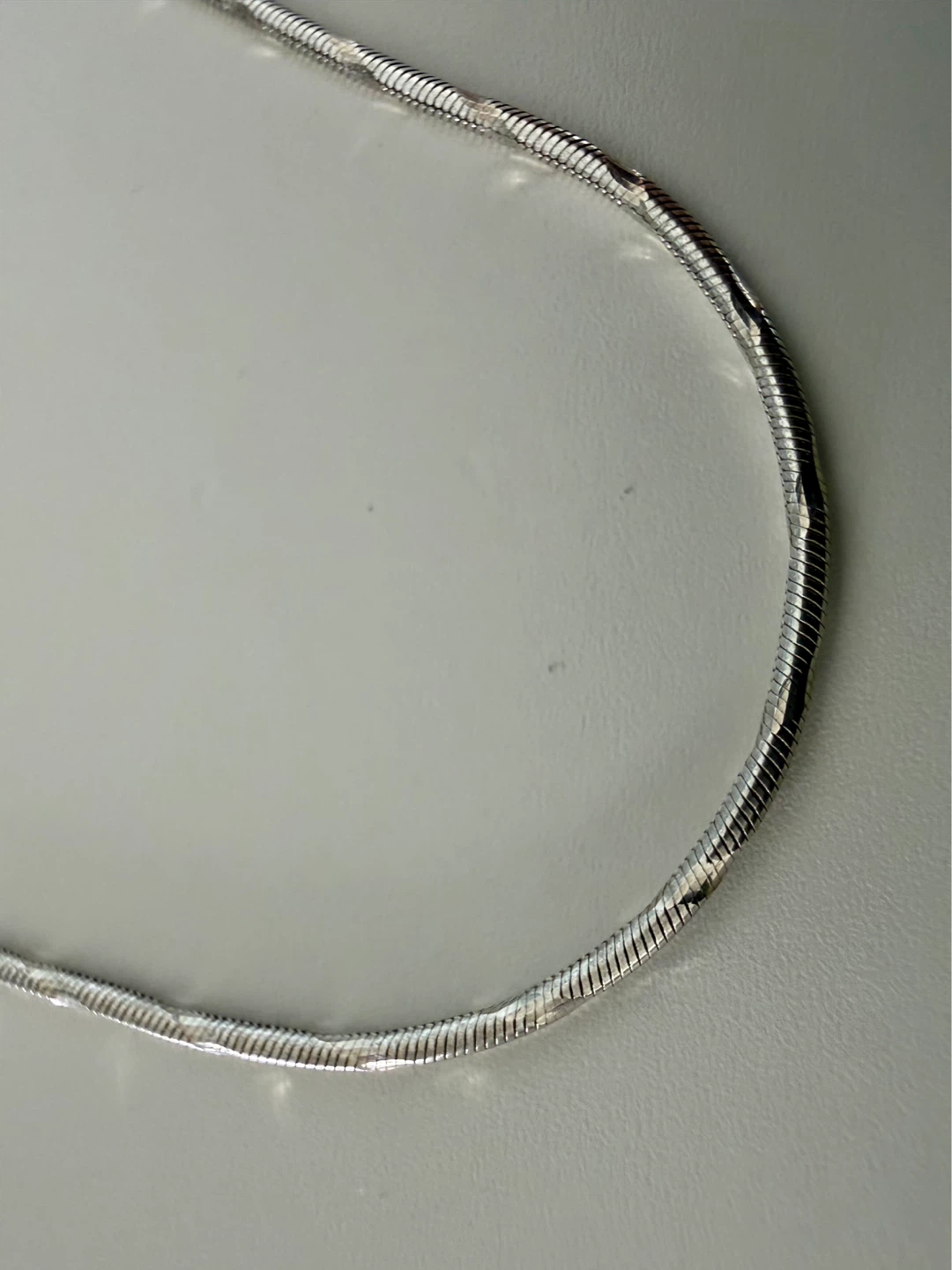 Silver Snake Chain Necklace - photo 5