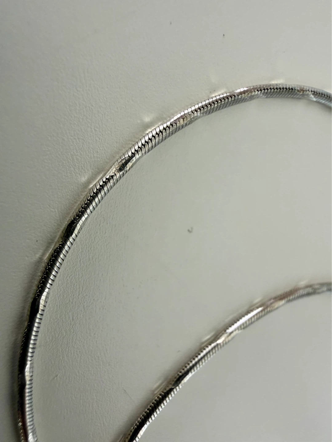 Silver Snake Chain Necklace