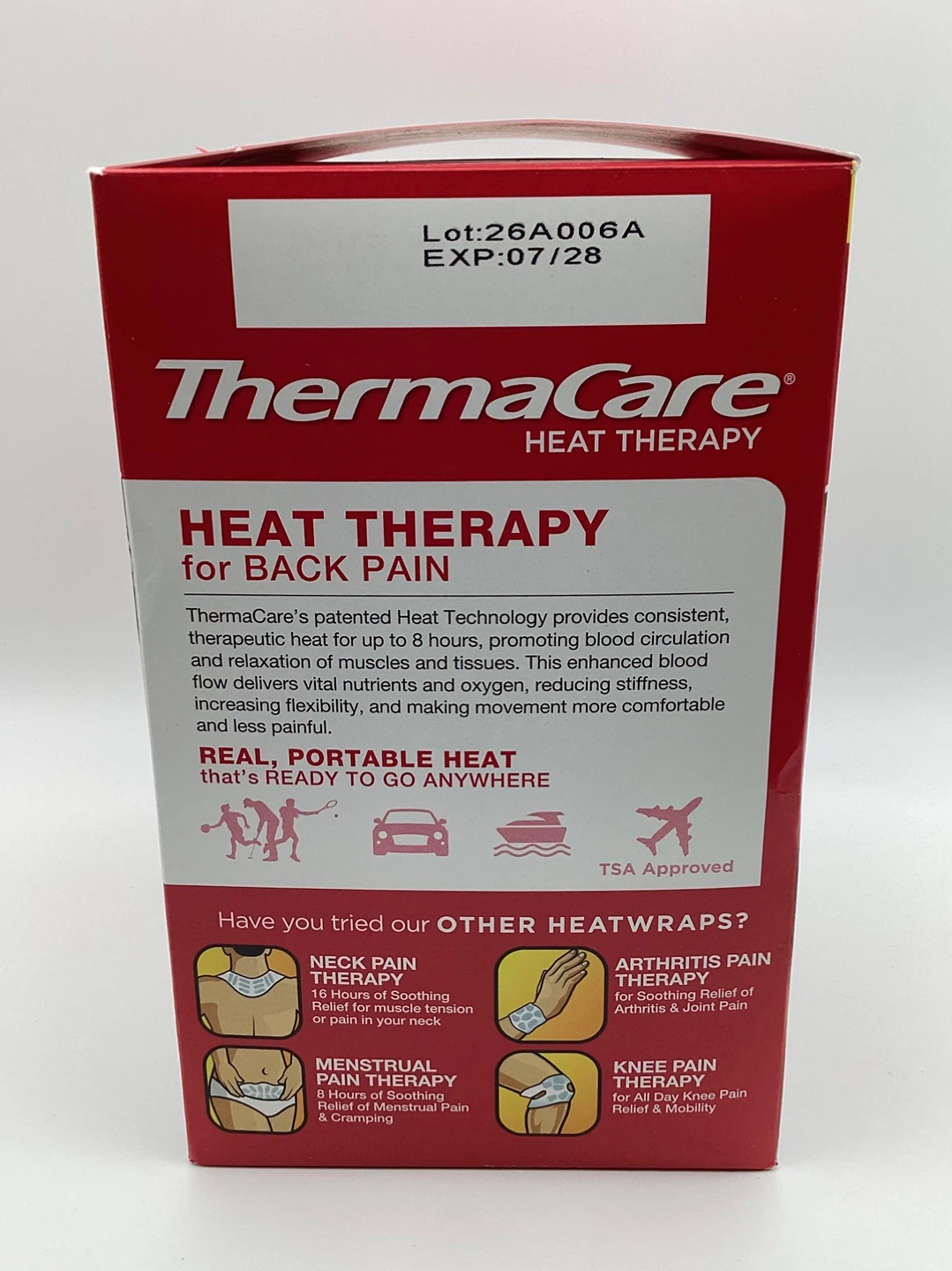 ThermaCare Back Pain Therapy Heatwraps L-XL (8 count) - photo 3
