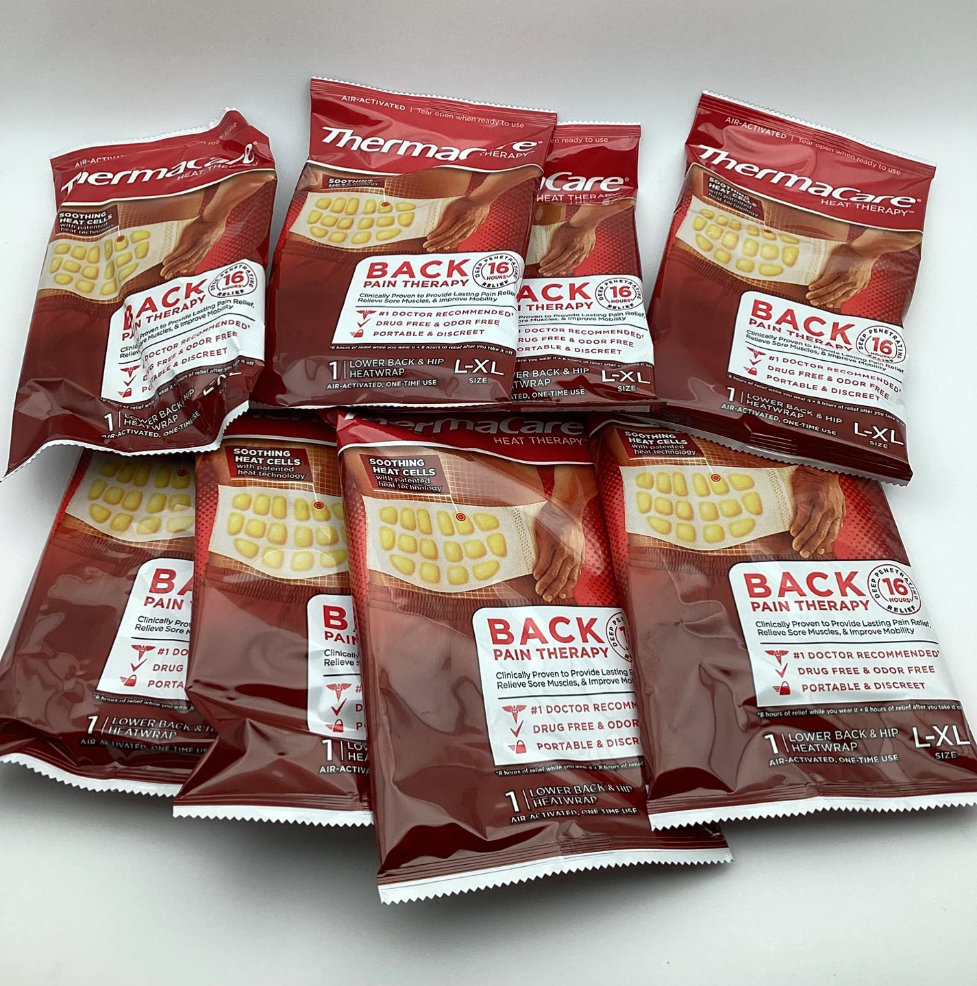 ThermaCare Back Pain Therapy Heatwraps L-XL (8 count) - photo 2