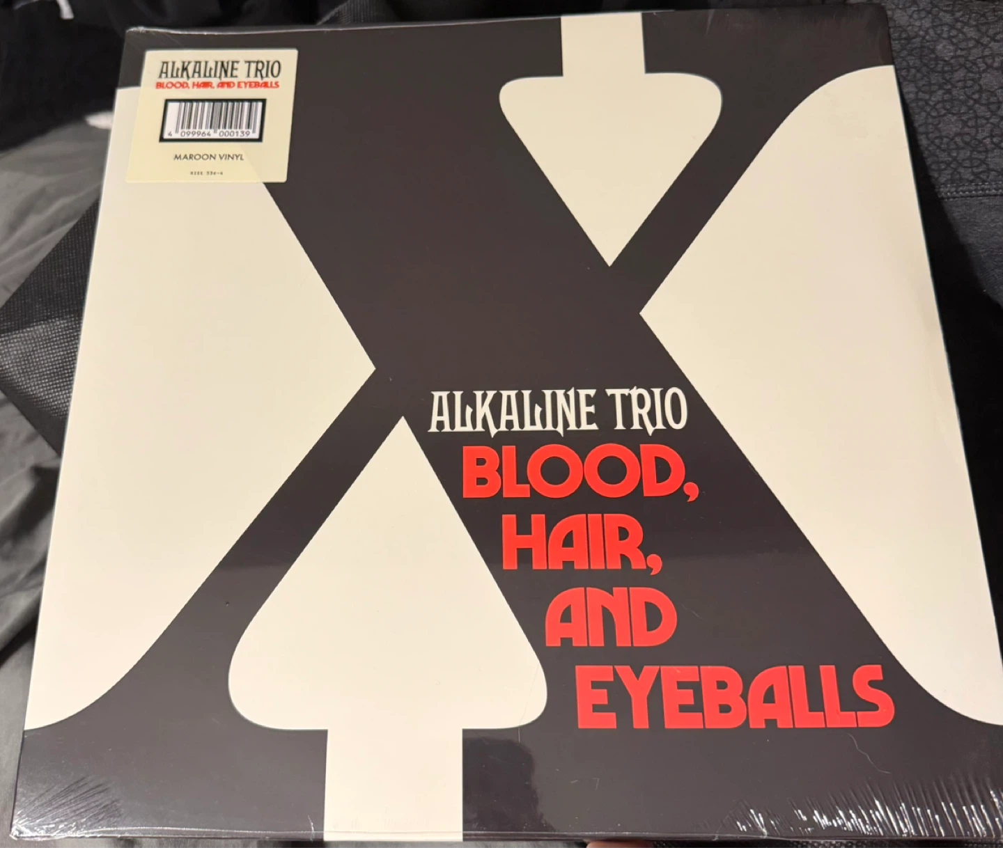 ✨ Alkaline Trio Blood, Hair, and Eyeballs Maroon Vinyl Record
