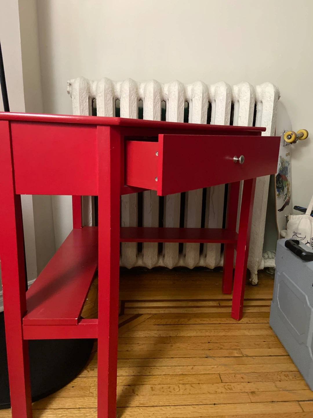 Red Corner Desk