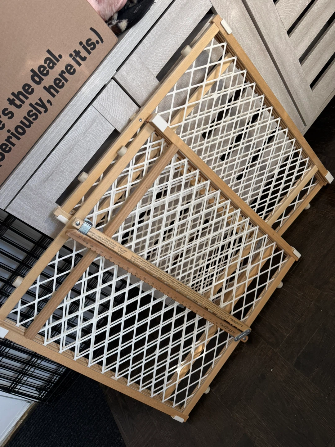 North States Wooden Gate for pet
