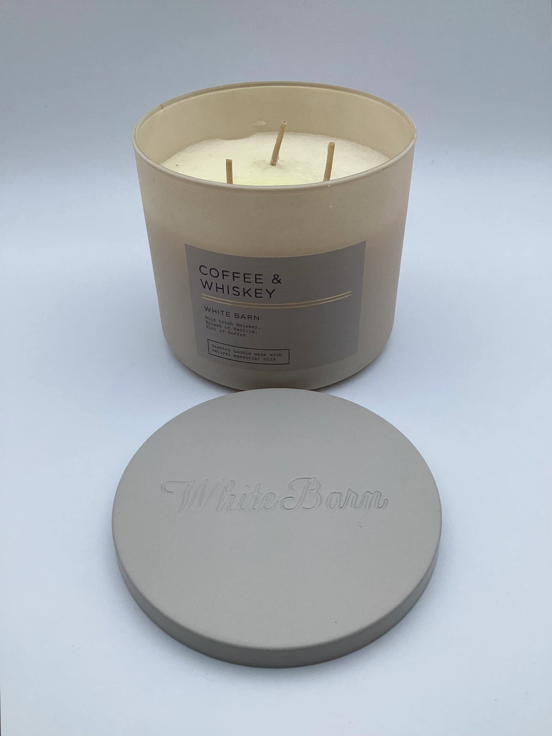 White Barn Coffee & Whiskey 3-Wick Candle - photo 5