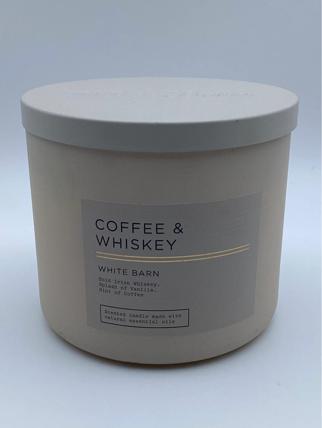 White Barn Coffee & Whiskey 3-Wick Candle