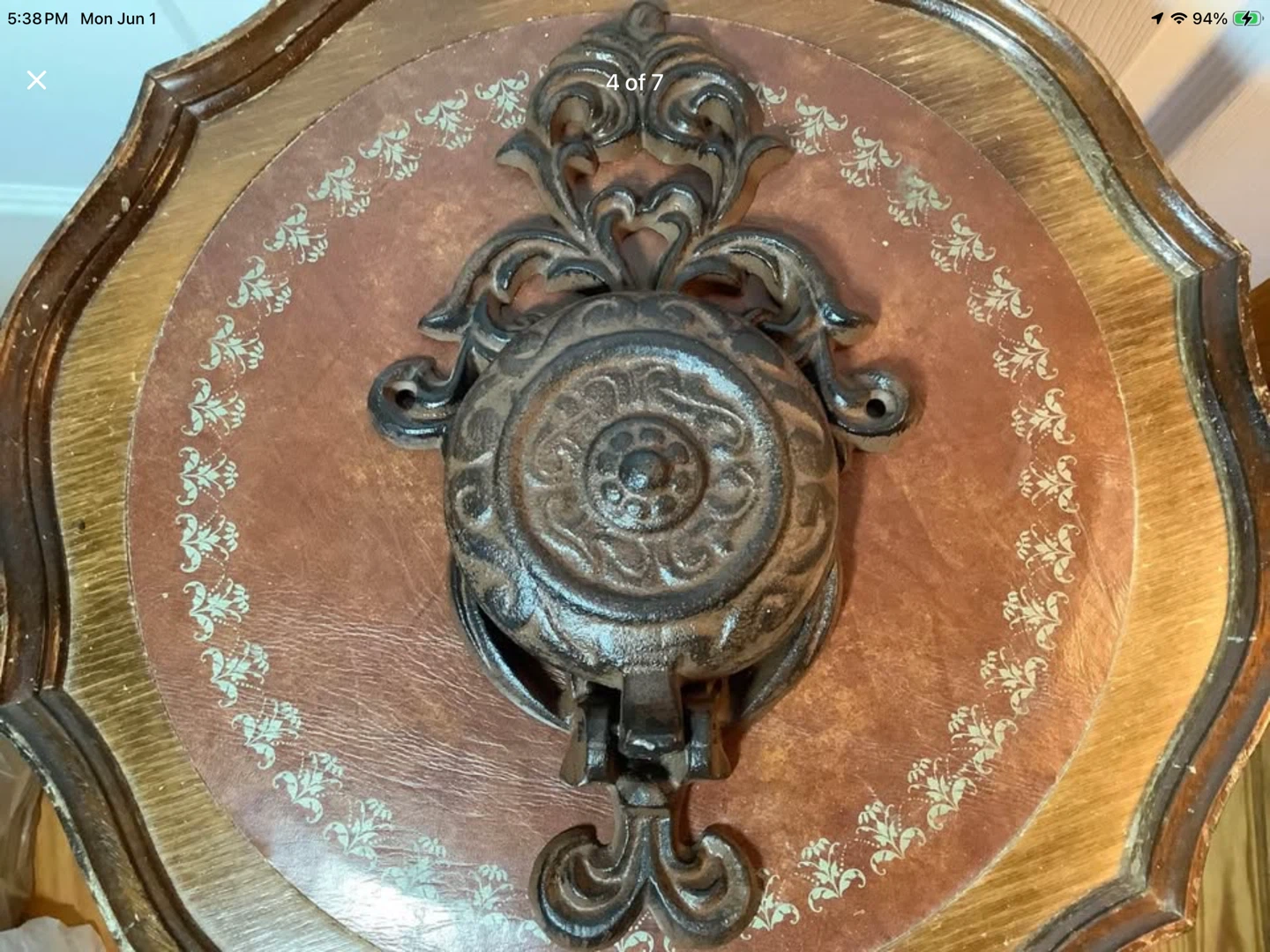 Ant/Vt Cast Iron Fold Up Candle Holder/Wall Sconce🐞 - photo 4