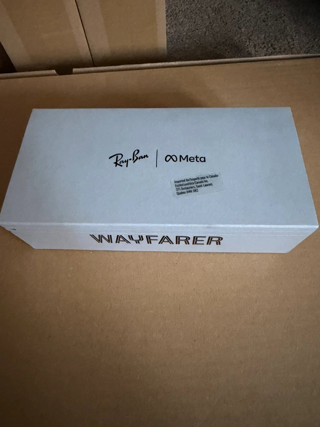 New and sealed Ray-Ban Meta Wayfarer Sunglasses - Matte Black - photo 3