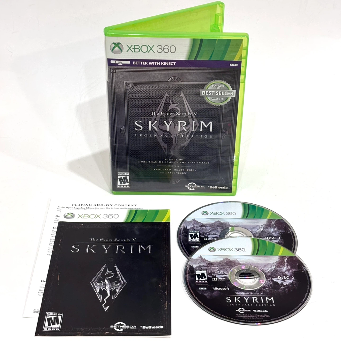 The Elder Scrolls V: Skyrim - Xbox 360 - Mint Condition