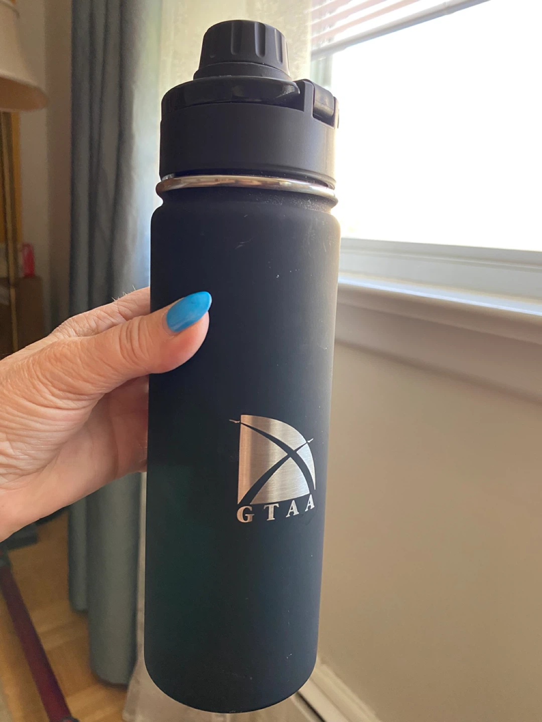 Gtaat Black Water Bottle