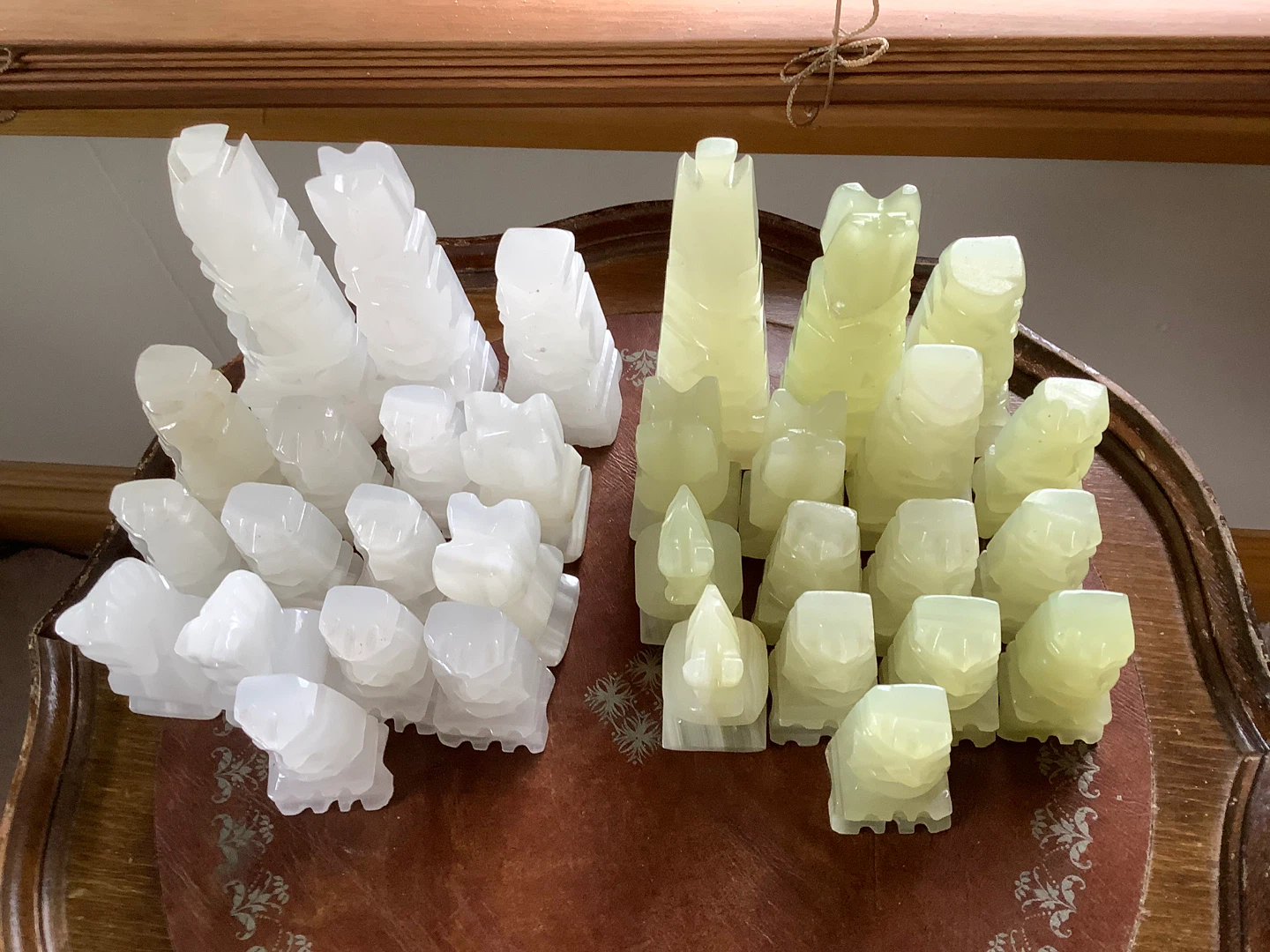 Full Set of Marble Chess Pieces 🐞 - photo 2