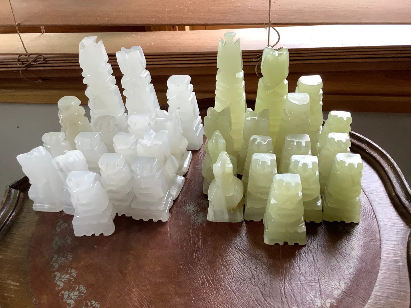 Full Set of Marble Chess Pieces 🐞 - photo 3