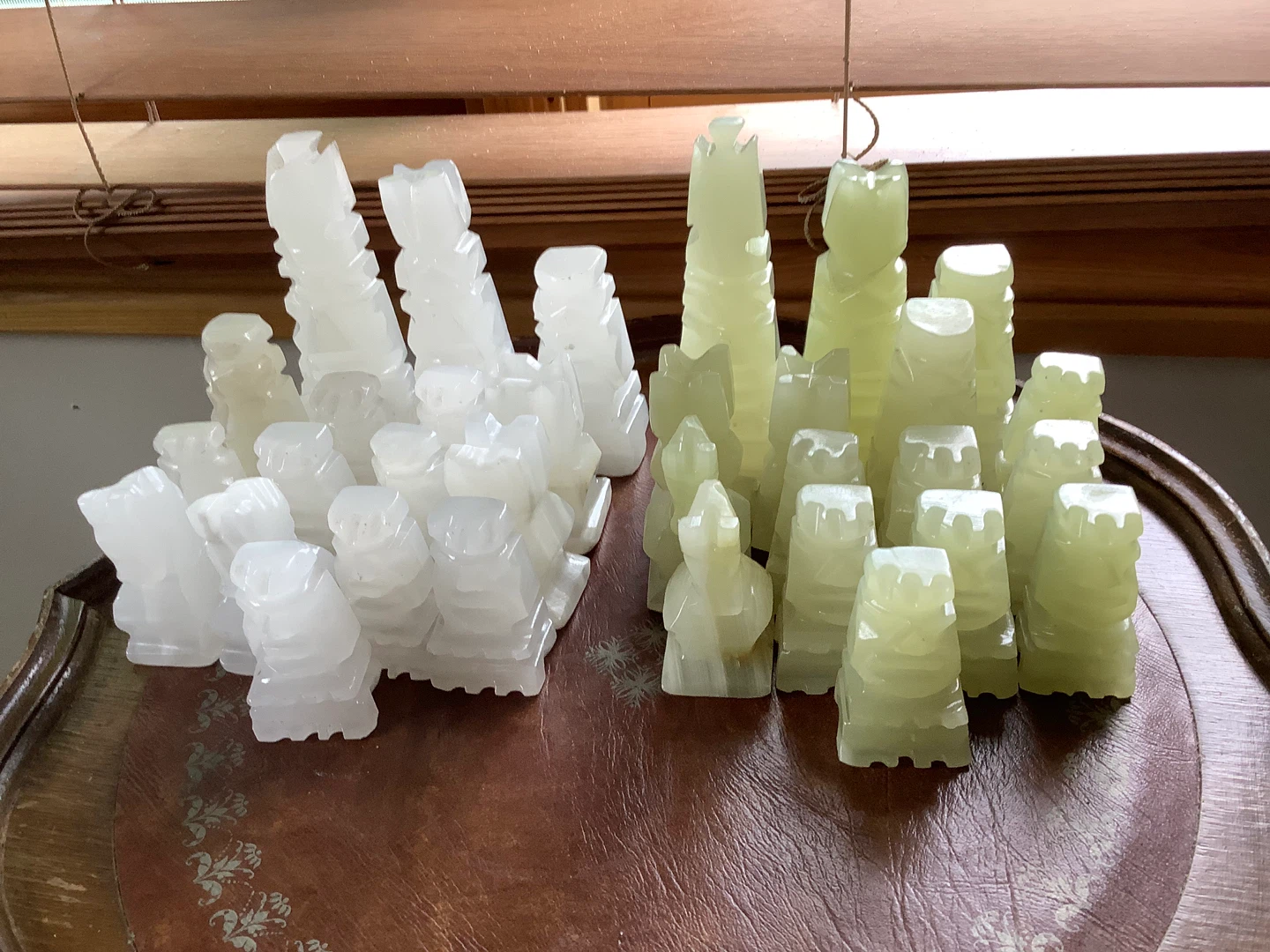 Full Set of Marble Chess Pieces 🐞