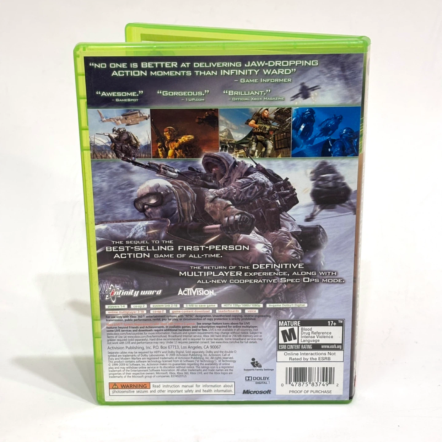 Call of Duty: Modern Warfare 2 - Xbox 360 - Mint Condition - photo 3