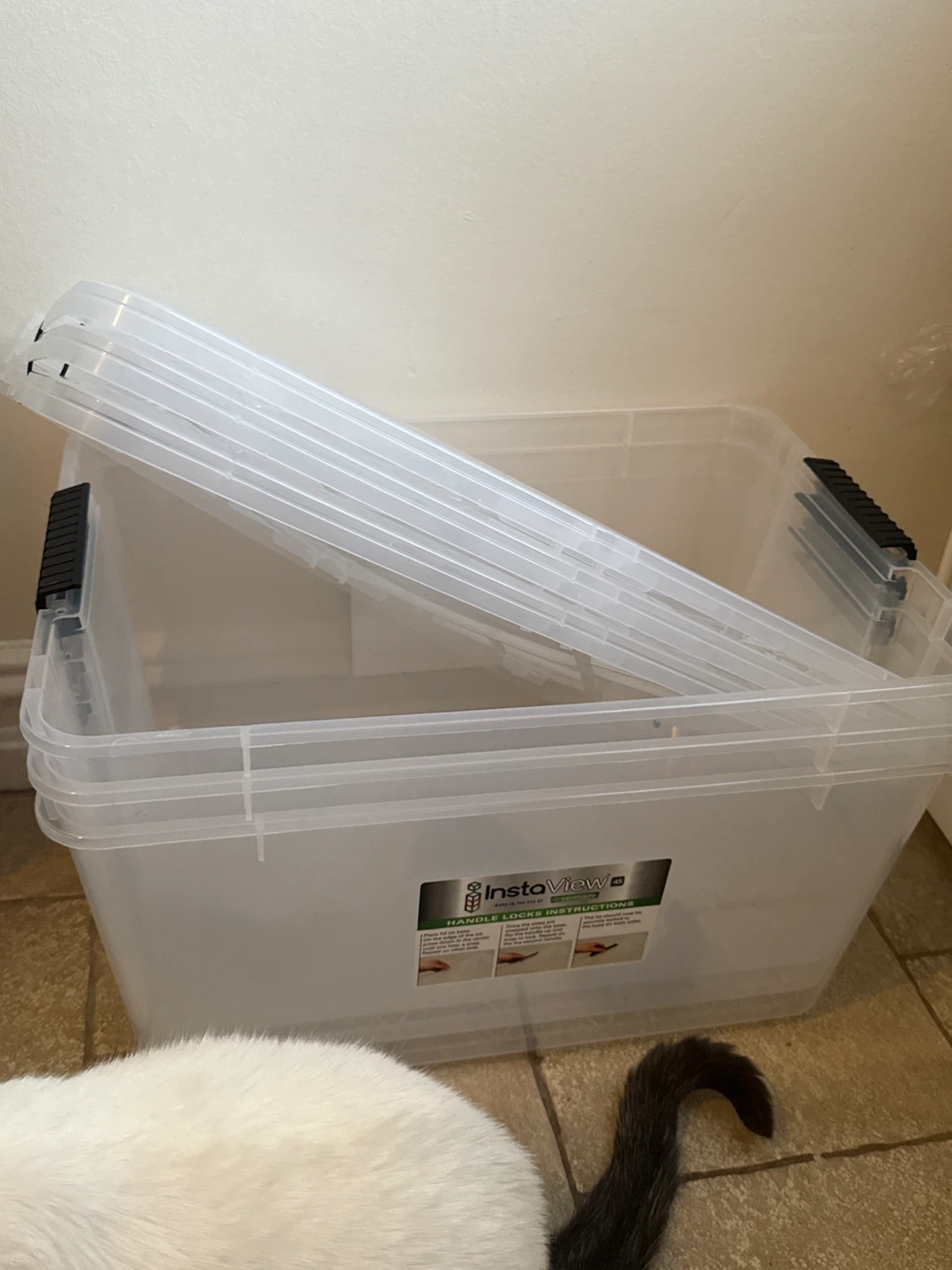 Greenmade InstaView Storage Totes - 3 Pack, 45 Quart