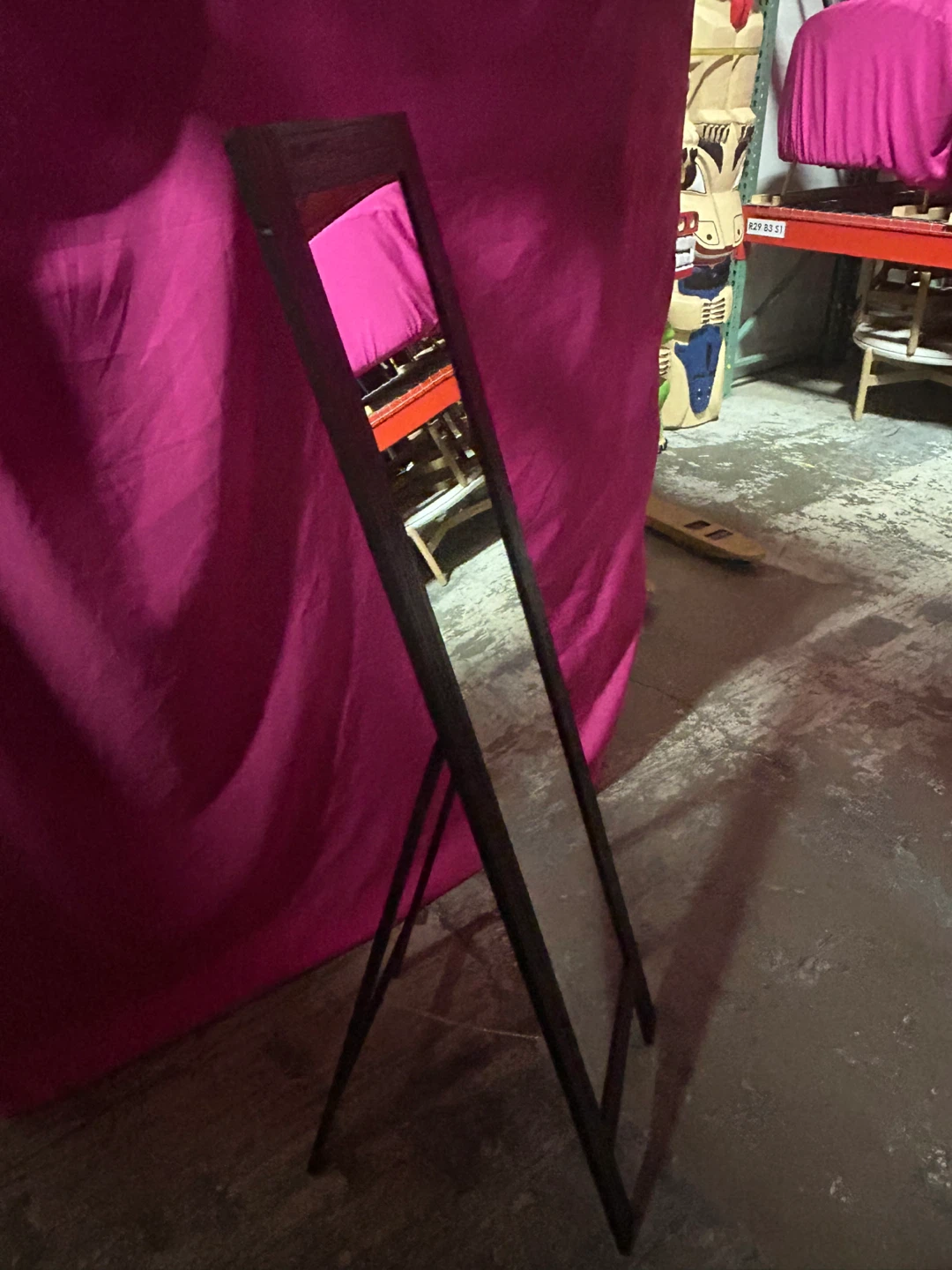 Wooden Full Length Mirror