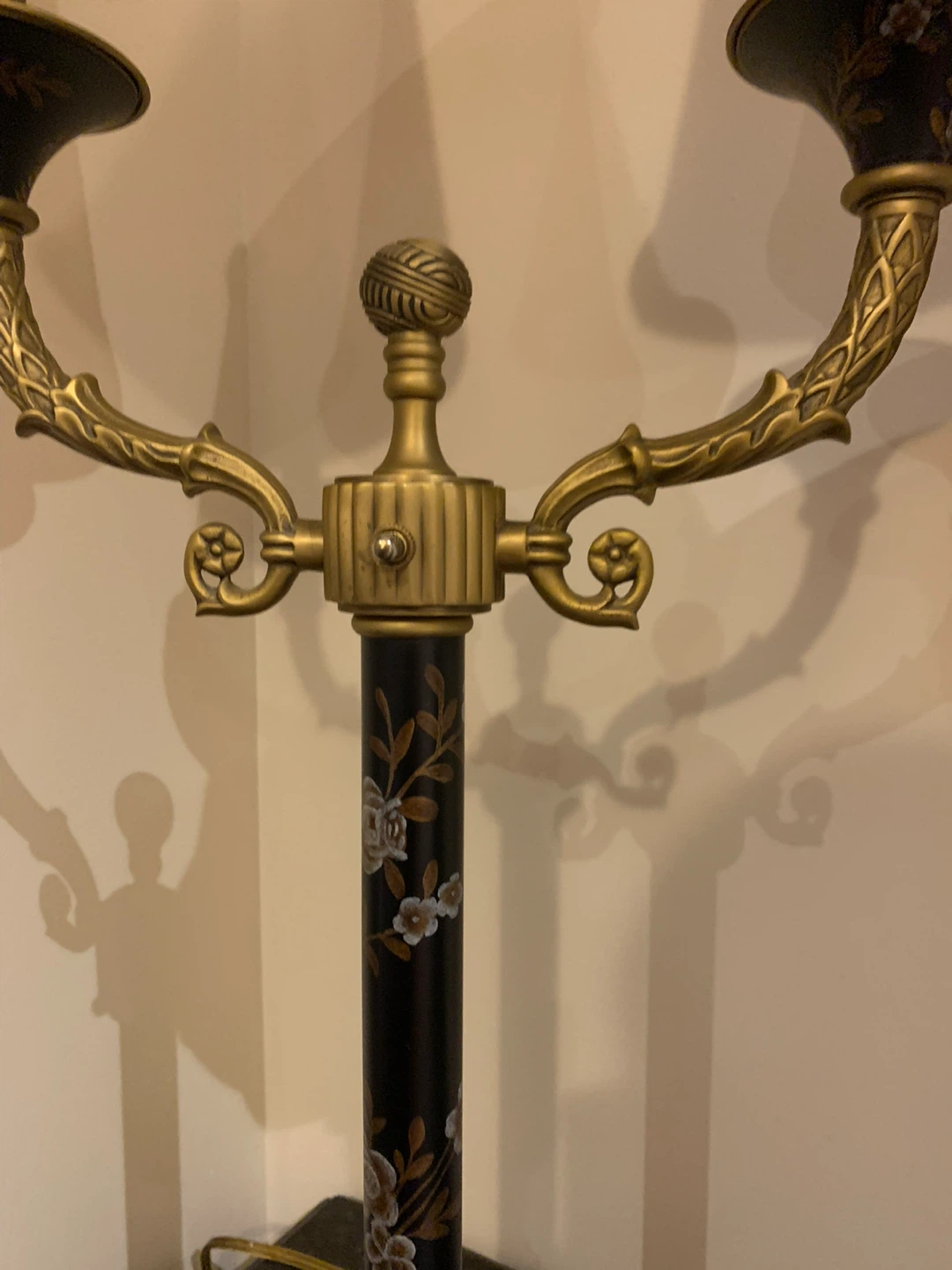 Vintage Candelabra Table Lamps (Pair) - photo 3