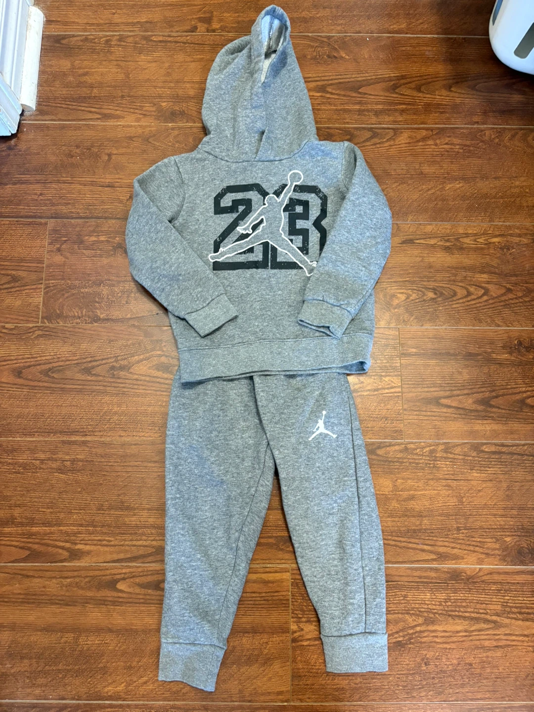 Jordan 23 Grey Hoodie and Pants Set