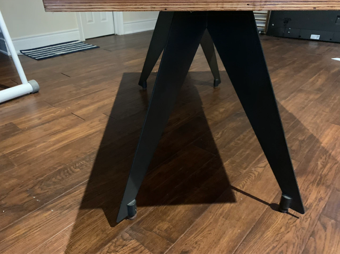 Wood Table with Metal Legs - photo 3