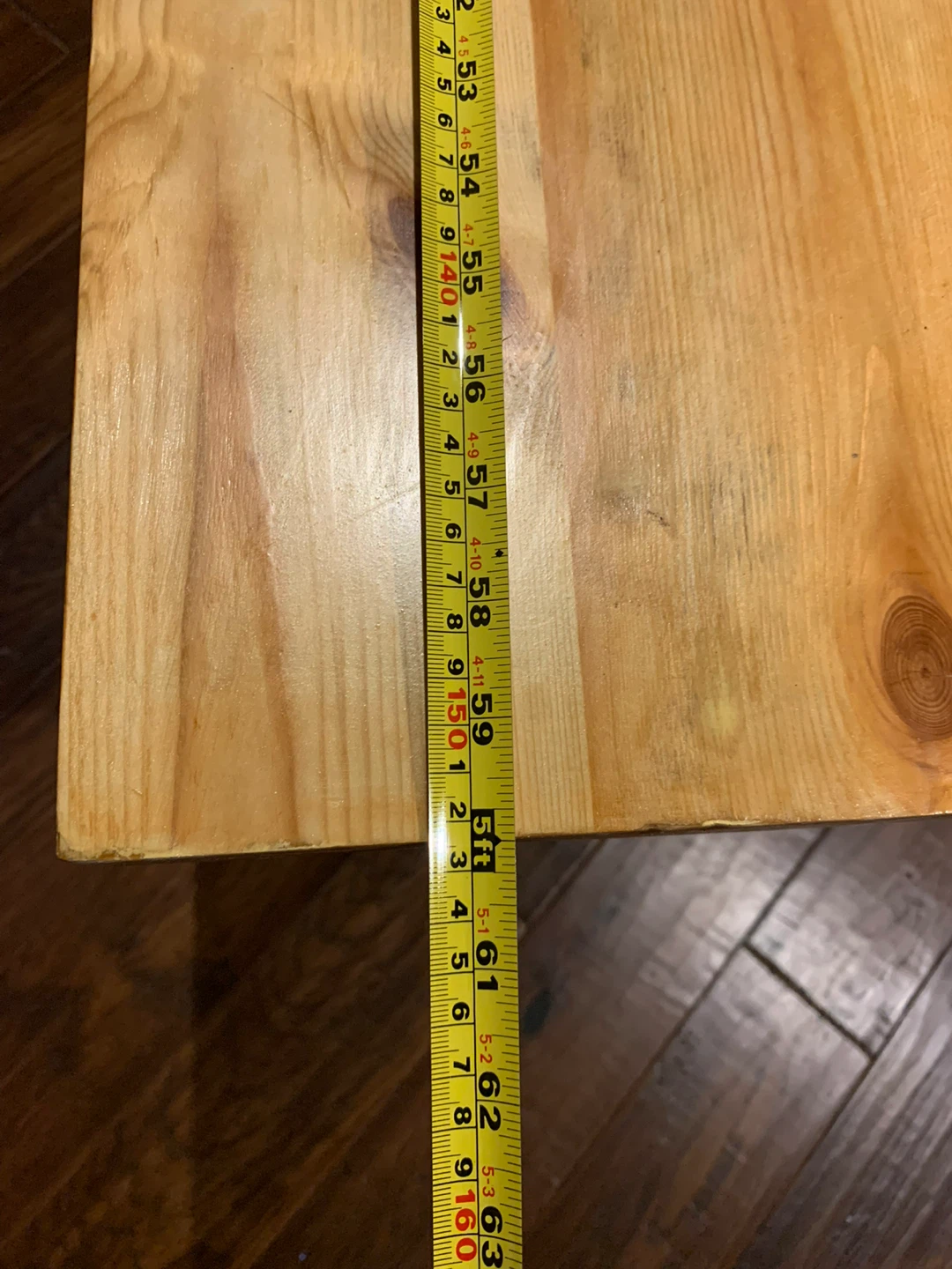 Wood Table with Metal Legs - photo 5