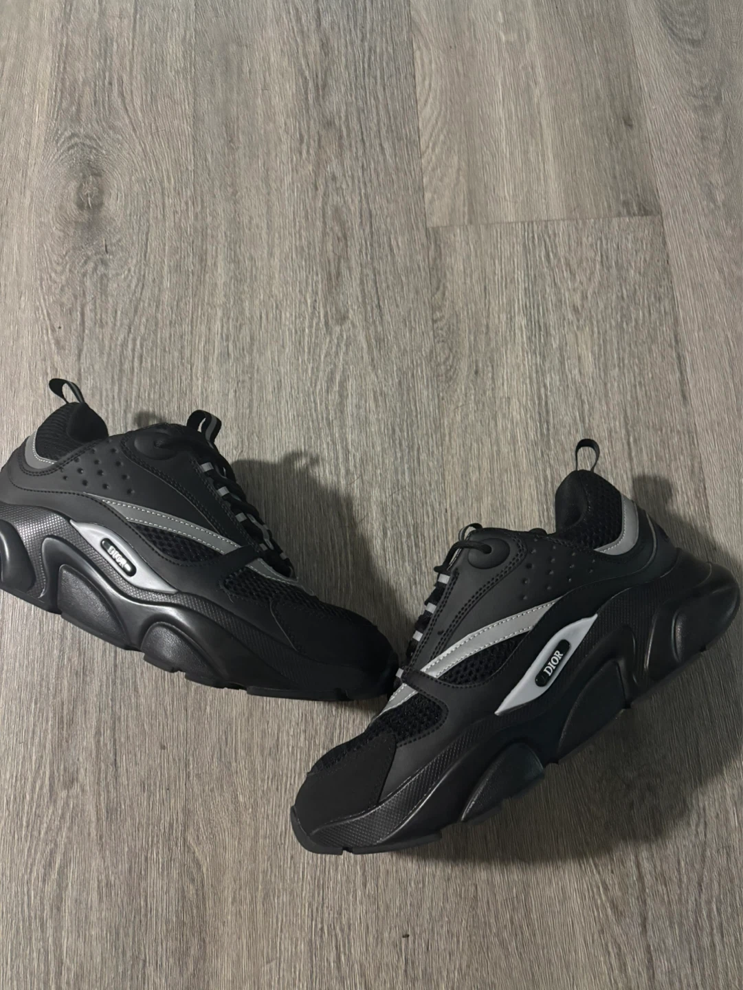 DIOR B22 Sneakers Black Reflective