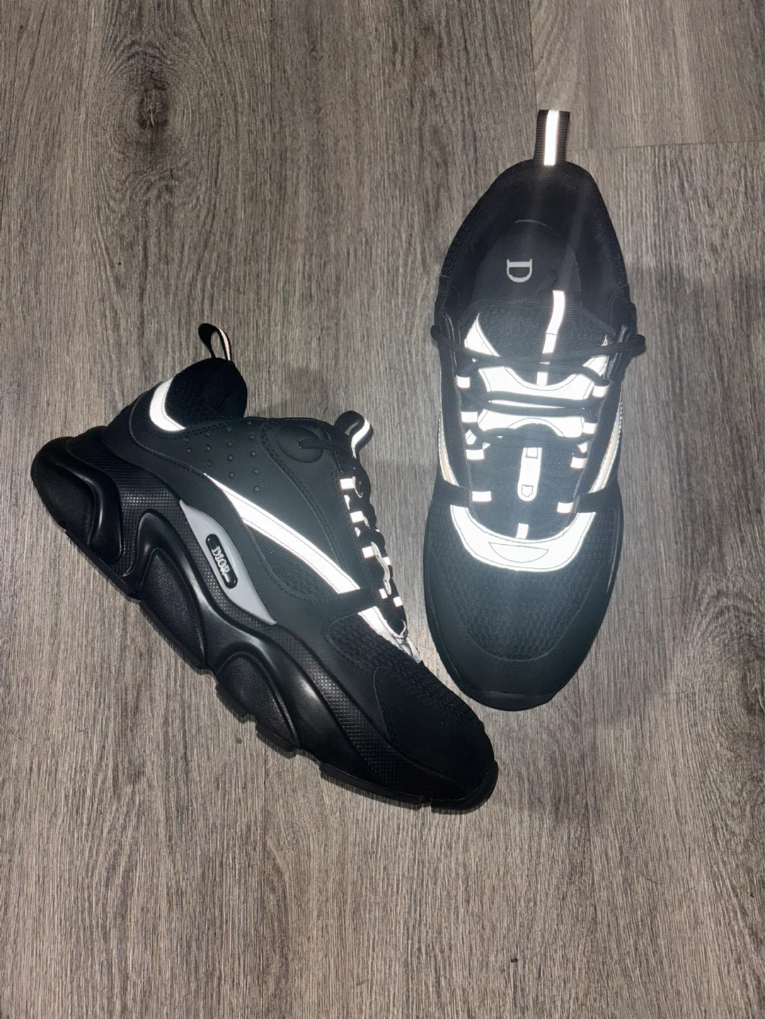 DIOR B22 Sneakers Black Reflective - photo 2