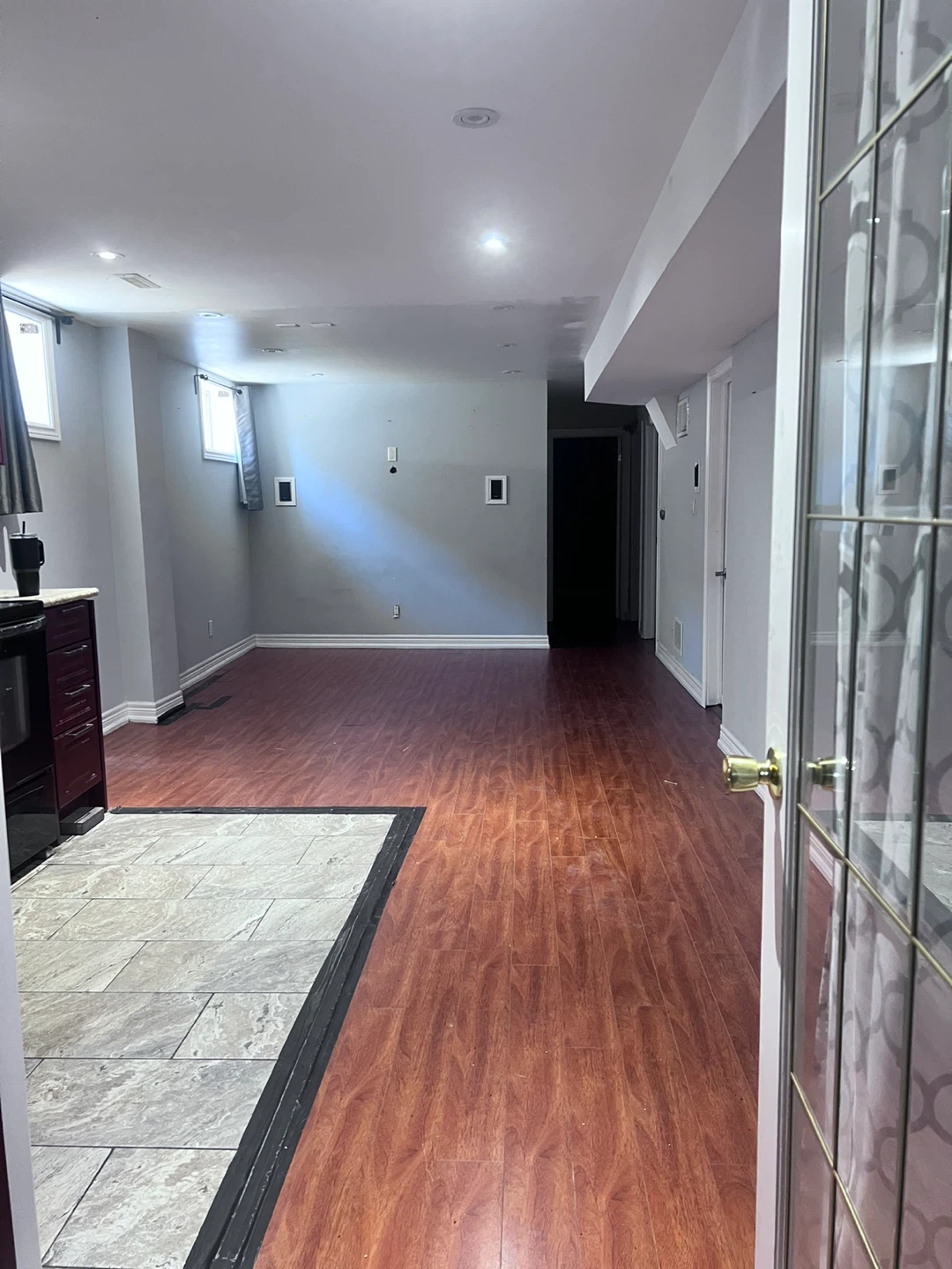 Basement apartment for rent